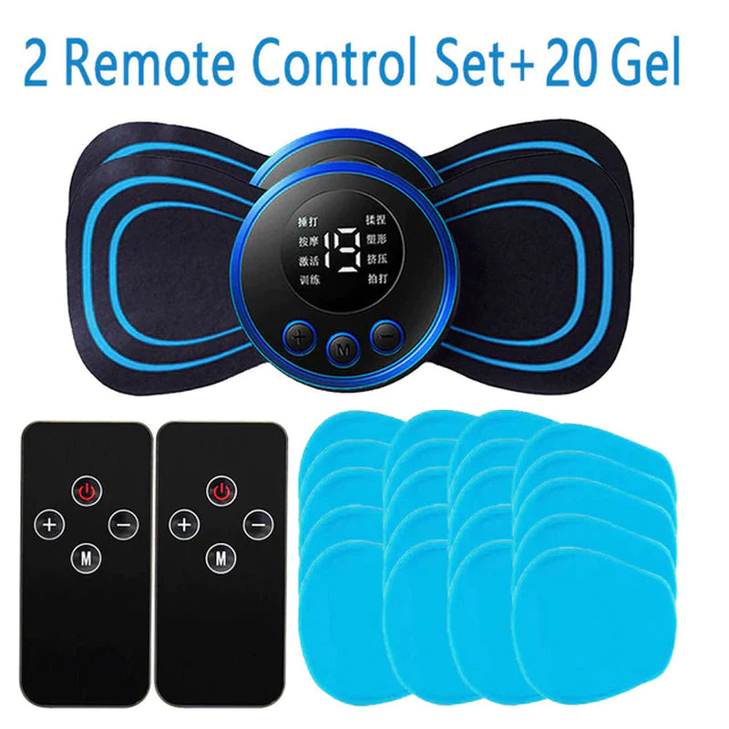 LCD Display EMS Neck Stretcher Electric Massager with 8 Modes for Cervical Relief and Muscle Stimulation