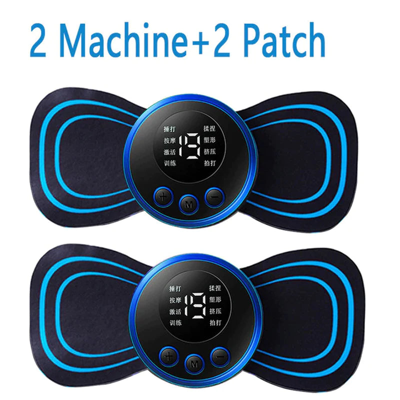 LCD Display EMS Neck Stretcher Electric Massager with 8 Modes for Cervical Relief and Muscle Stimulation